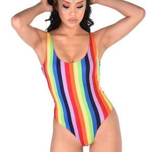 Rainbow bodysuit